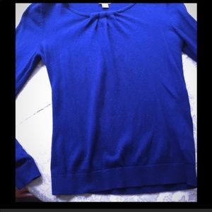 Electric blue sweater